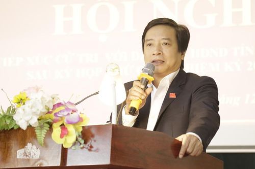 Đại biểu HĐND tỉnh tiếp xúc cử tri