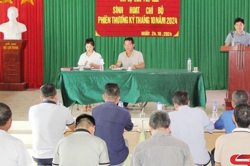 Pắc Ngà củng cố hệ thống chính trị cơ sở