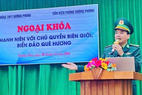 Chương trình ngoại khóa 'Thanh niên với chủ quyền biên giới, biển đảo quê hương' sinh động, ý nghĩa