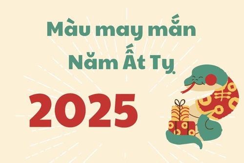 Màu sắc may mắn của năm Ất Tỵ 2025 là màu gì?