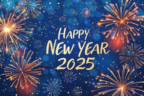 Status tạm biệt năm cũ và chào đón năm mới 2025