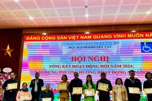 Nhiều điểm sáng tích cực trong hoạt động hỗ trợ người khuyết tật quận Tây Hồ