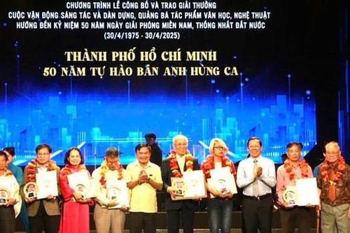 Tôn vinh tác phẩm có giá trị tư tưởng, thể hiện khát vọng xây dựng TP Hồ Chí Minh vươn tầm cao mới