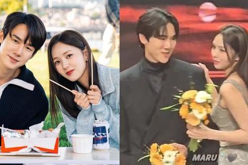 Yoo Yeon Seok, Chae Soo Bin tay trong tay, nhận giải 'Cặp đôi xuất sắc nhất'