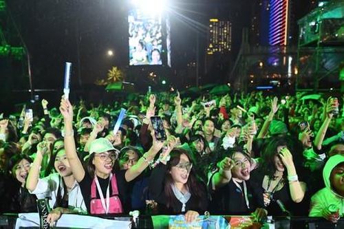 Giới trẻ 'quẩy hết mình' tại phố đi bộ trong đêm Countdown đón năm mới 2025