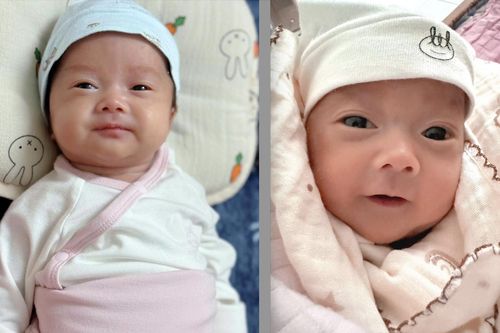 Hy hữu: Hai anh em sinh đôi chào đời cách nhau 5 tuần