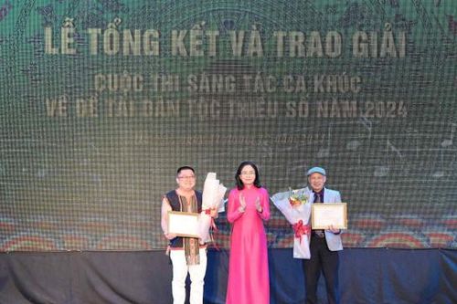 Trao giải thưởng cho 17 ca khúc mới về đề tài dân tộc thiểu số