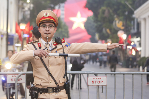 Hà Nội sẵn sàng bảo đảm trật tự, an toàn giao thông đón Tết Dương lịch 2025