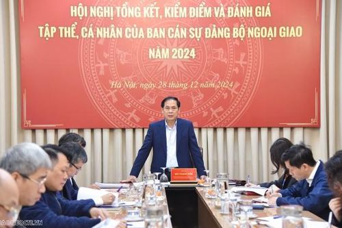 Hội nghị tổng kết, kiểm điểm, đánh giá công tác của Ban cán sự đảng Bộ Ngoại giao năm 2024