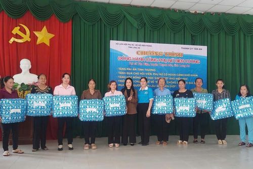 Tổ chức triển khai Chương trình 'Đồng hành cùng phụ nữ biên cương' năm 2024 trên địa bàn biên giới tỉnh Long An