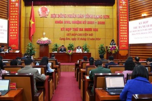 Lạng Sơn: Thông qua 10 nghị quyết về tài chính, xây dựng, đất đai và biên chế công chức