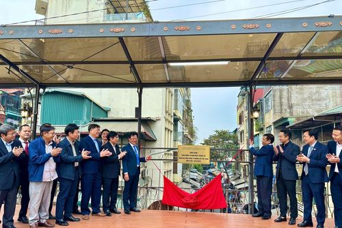 Khánh thành công trình sửa chữa, cải tạo ke ga Long Biên