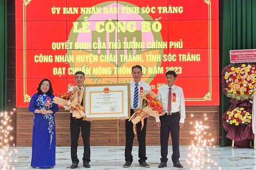 Sóc Trăng: Huyện có hơn 50% dân tộc thiểu số đạt chuẩn nông thôn mới