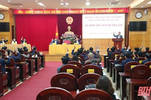 Kỳ họp thứ 25 HĐND tỉnh nhiệm kỳ 2021-2026 thông qua nhiều nội dung quan trọng làm cơ sở pháp lý thúc đẩy sự phát triển đi lên của tỉnh