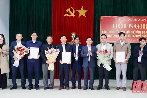 Công bố Quyết định giải thể Đảng bộ xã Hải Yến