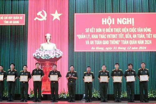 An Giang sơ kết thực hiện Cuộc vận động 50 toàn quân