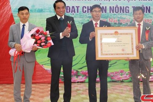Xã vùng III đầu tiên của huyện Mai Sơn đạt chuẩn nông thôn mới