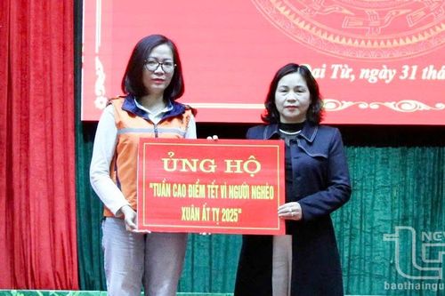 Công ty Núi Pháo: Hỗ trợ 85 triệu đồng thực hiện Tuần cao điểm 'Tết vì người nghèo'