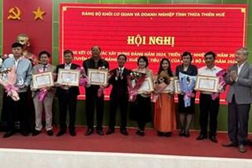 Khen thưởng 18 tổ chức cơ sở Đảng hoàn thành xuất sắc nhiệm vụ