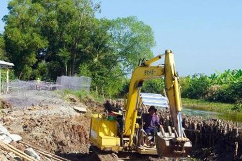 U Minh Thượng (Kiên Giang): Khẩn trương khắc phục sạt lở để người dân du xuân