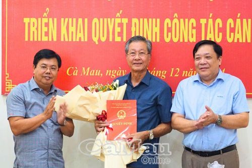 Triển khai Quyết định công tác cán bộ tại Sở Tài chính