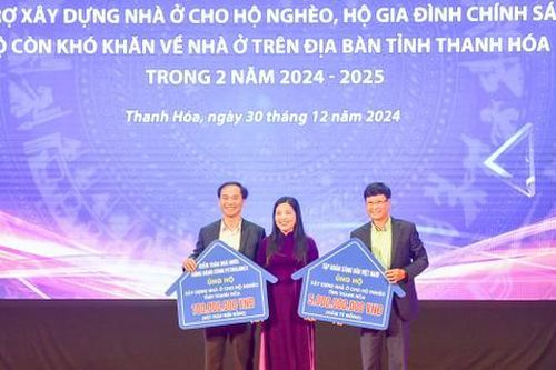 Petrolimex đồng hành cùng Kiểm toán nhà nước hỗ trợ xây dựng nhà ở cho hộ nghèo tại Thanh Hóa