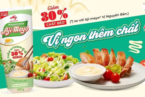Có gì trong phiên bản Xốt Mayonnaise Aji-mayo ít béo mới ra mắt?