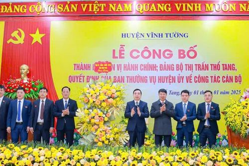 Công tác sáp nhập xã tại Vĩnh Phúc diễn ra tốt đẹp