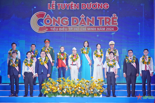 TP Hồ Chí Minh: Tuyên dương 14 gương Công dân trẻ tiêu biểu năm 2024