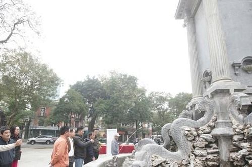 Mục sở thị Đài phun nước Con cóc 120 tuổi vừa hoàn thành tu bổ