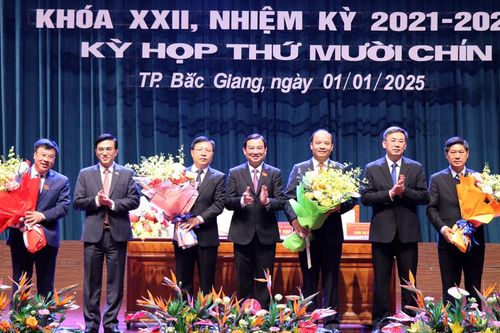 Bầu Chủ tịch HĐND và Chủ tịch UBND thành phố Bắc Giang