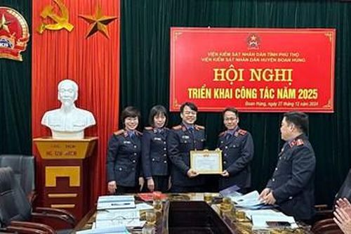 VKSND huyện Đoan Hùng: Đạt và vượt 100% các chỉ tiêu công tác