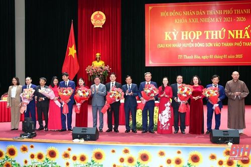 Kỳ họp thứ nhất, HĐND TP Thanh Hóa, nhiệm kỳ 2021-2026: Bầu các chức danh chủ chốt HĐND và UBND thành phố