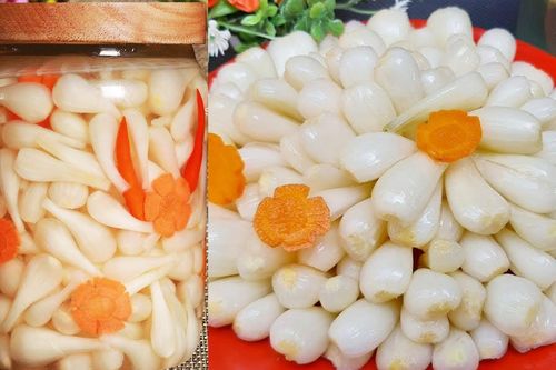 Cách làm củ kiệu chua ngọt đơn giản