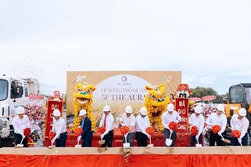 Khởi công dự án 5F The Aura - Thương phố kinh doanh sầm uất bậc nhất Bàu Bàng, Bình Dương