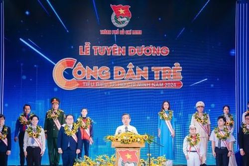 TPHCM tuyên dương 14 công dân trẻ tiêu biểu năm 2024