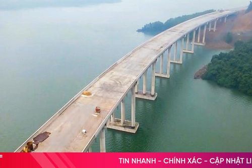 Hoàn thành cầu vượt hồ Kim Sơn trên cao tốc Bắc – Nam qua Hà Tĩnh