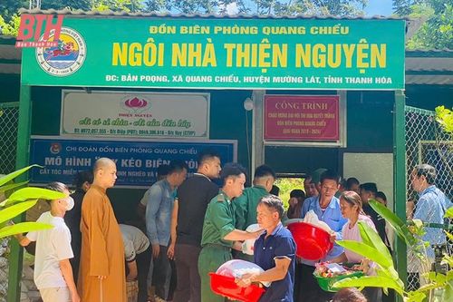 Những việc làm thiết thực ở Đồn Biên phòng Quang Chiểu