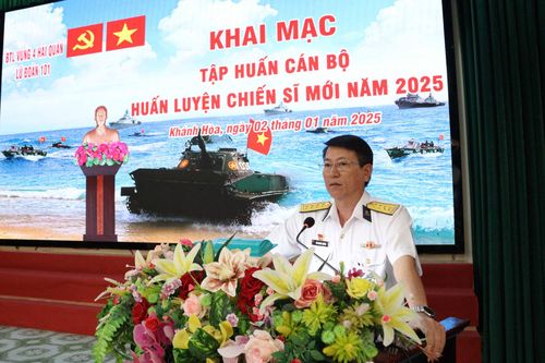 Lữ đoàn 101: Tổ chức tập huấn cán bộ huấn luyện chiến sĩ mới năm 2025
