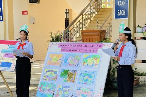 Học sinh góp sức bảo vệ rừng