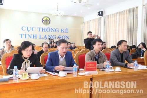 Cục Thống kê tỉnh Lạng Sơn: Họp báo công bố số liệu thống kê kinh tế - xã hội năm 2024