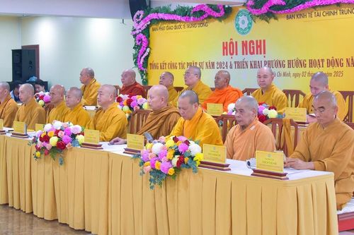 Ban Phật giáo Quốc tế, Kinh tế - Tài chính T.Ư tổng kết hoạt động Phật sự năm 2024