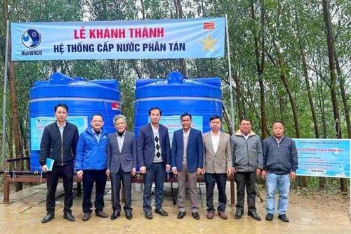 Thành phố Huế: Lắp đặt hệ thống nước phân tán để đưa nước sạch lên vùng khó khăn