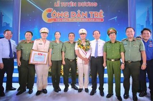 Công an TPHCM có 2 đại diện được vinh danh Công dân trẻ và Thanh niên tiêu biểu