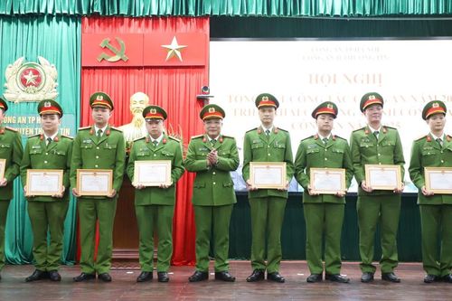 Công an huyện Thường Tín phát hiện 131 vụ vi phạm về trật tự xã hội