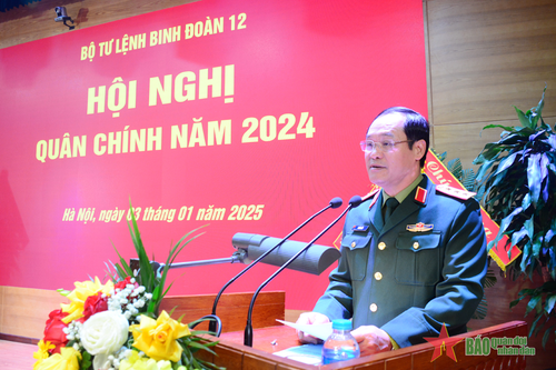 Thượng tướng Vũ Hải Sản dự Hội nghị Quân chính Binh đoàn 12