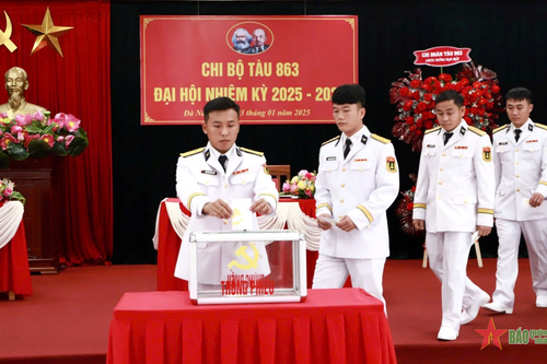 Đảng ủy Vùng 3 Hải quân chỉ đạo đại hội chi bộ làm trước