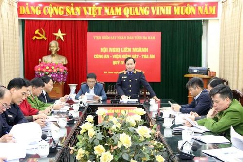 3 ngành làm án tỉnh Hà Nam đánh giá công tác phối hợp trong hoạt động tố tụng hình sự
