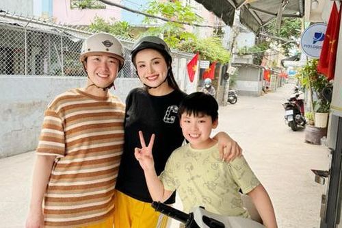 Hoa hậu Diễm Hương đưa chồng con về Việt Nam ăn Tết, tiết lộ về dự định sinh con