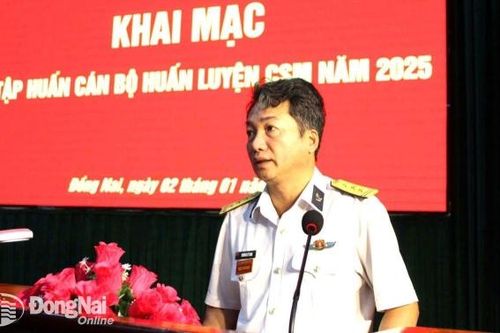 Tập huấn cán bộ huấn luyện chiến sĩ mới năm 2025